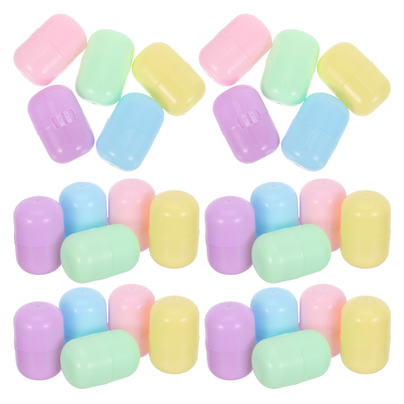 Prize Capsule Toy Machine - 50pcs Twist Capsule Balls for Vending