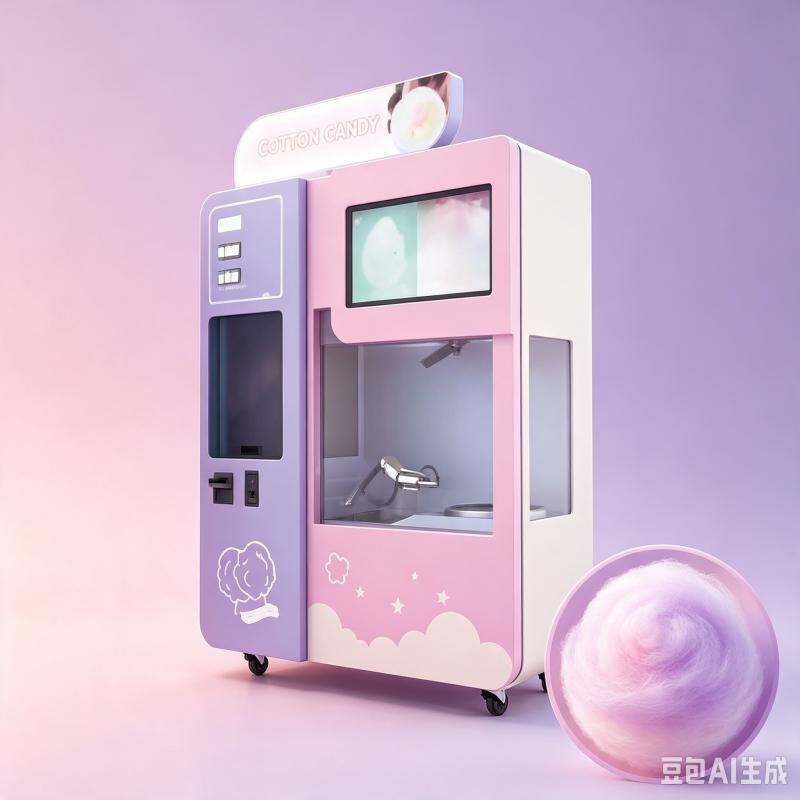 Candy Floss Machine - Smart Cotton Candy Vending Machine Customized