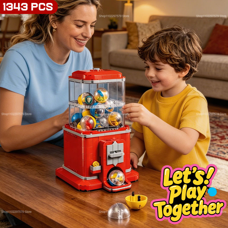 Arcade And Vending - 1343 PCS Vending Machine Building Blocks