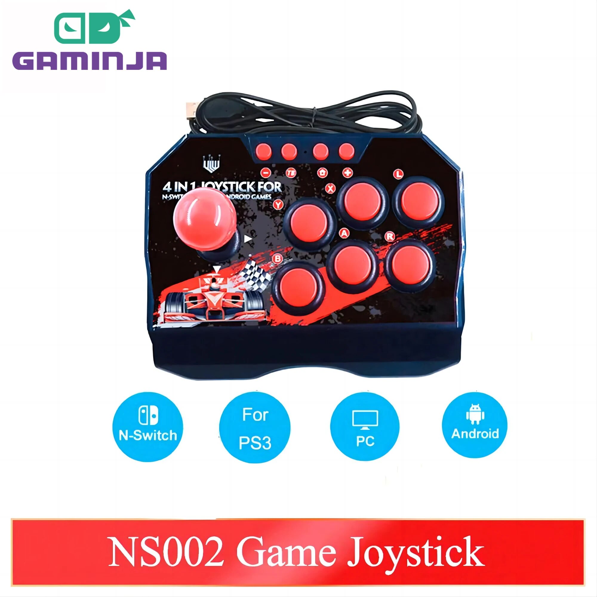 Arcade Game Jackpot - GAMINJA NS002 4 In 1 Retro