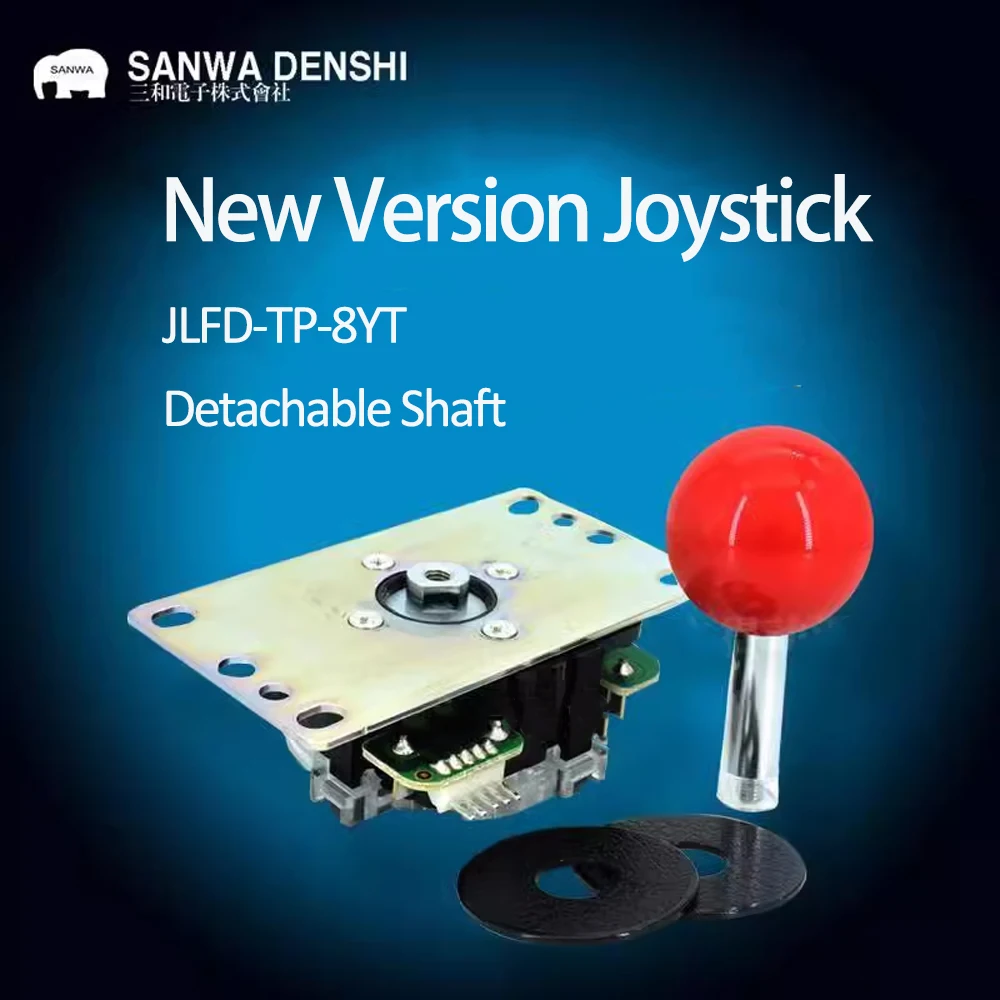 Arcade Game Jackpot - Original Japan SANWA joystick, JLFD-TP-8YT, Detachable