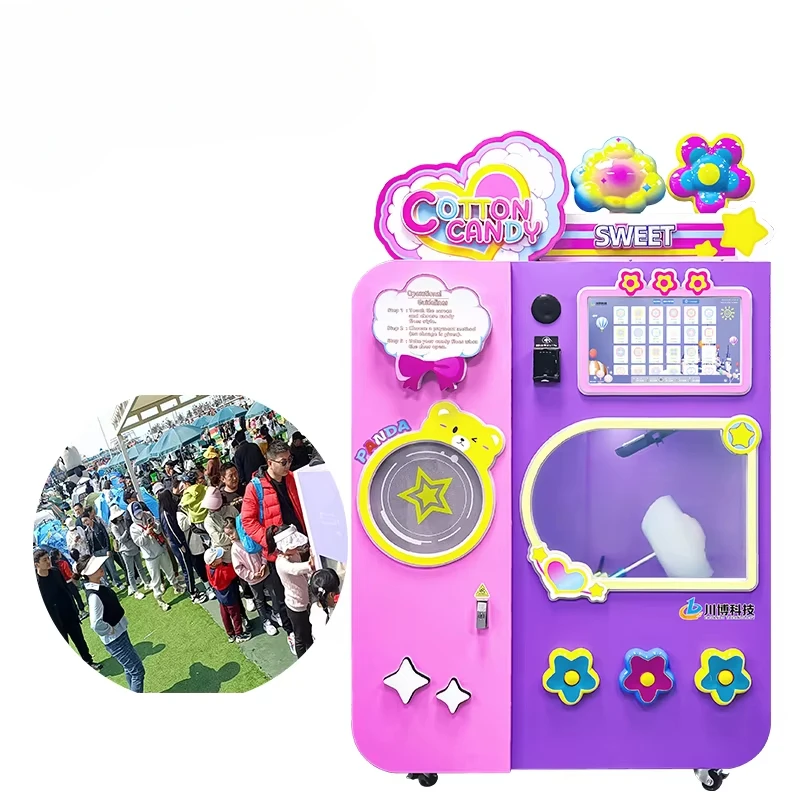 Candy Floss Machine - Customized Cotton Candy Vending Machine Latest