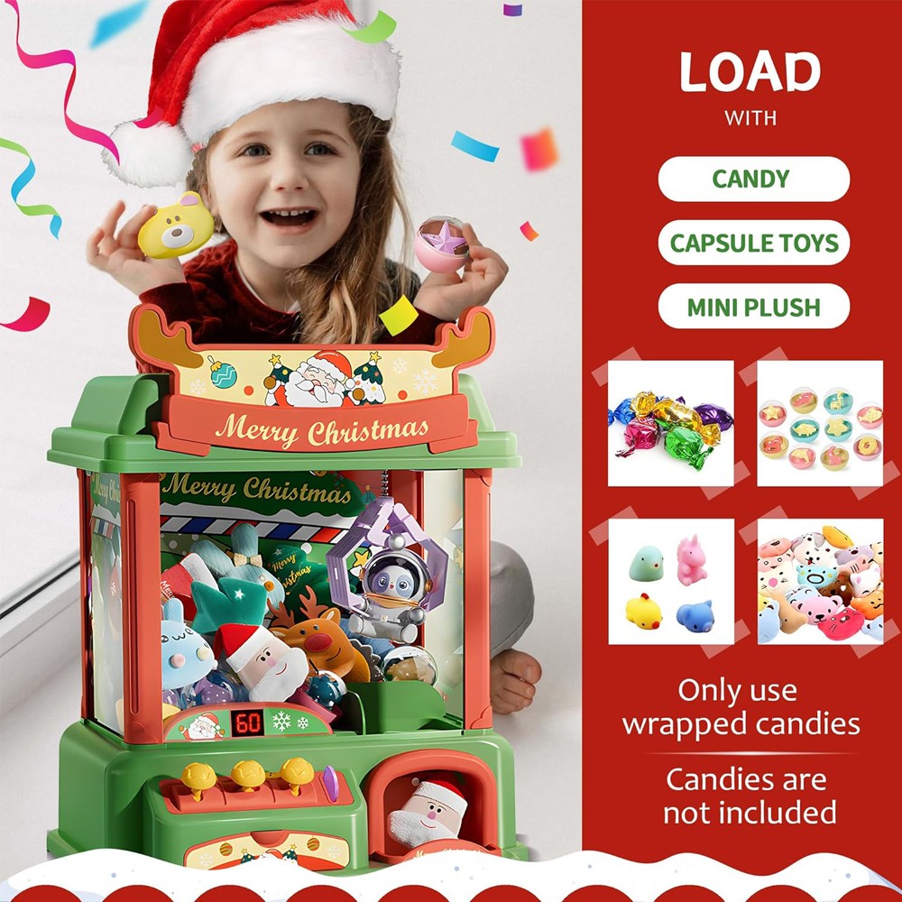 Christmas Claw Machine For Kid - Arcade And Vending ulasan dan harga