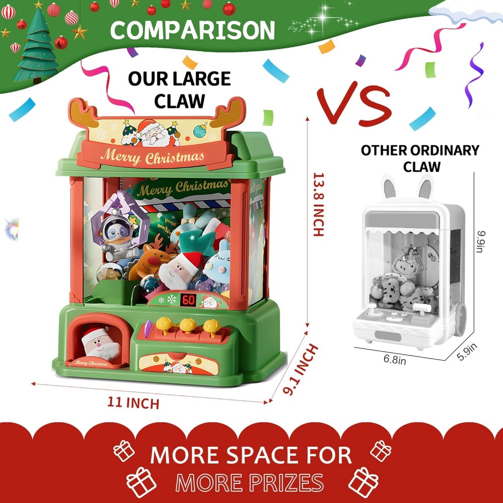 Christmas Claw Machine For Kid - Arcade And Vending ulasan dan harga