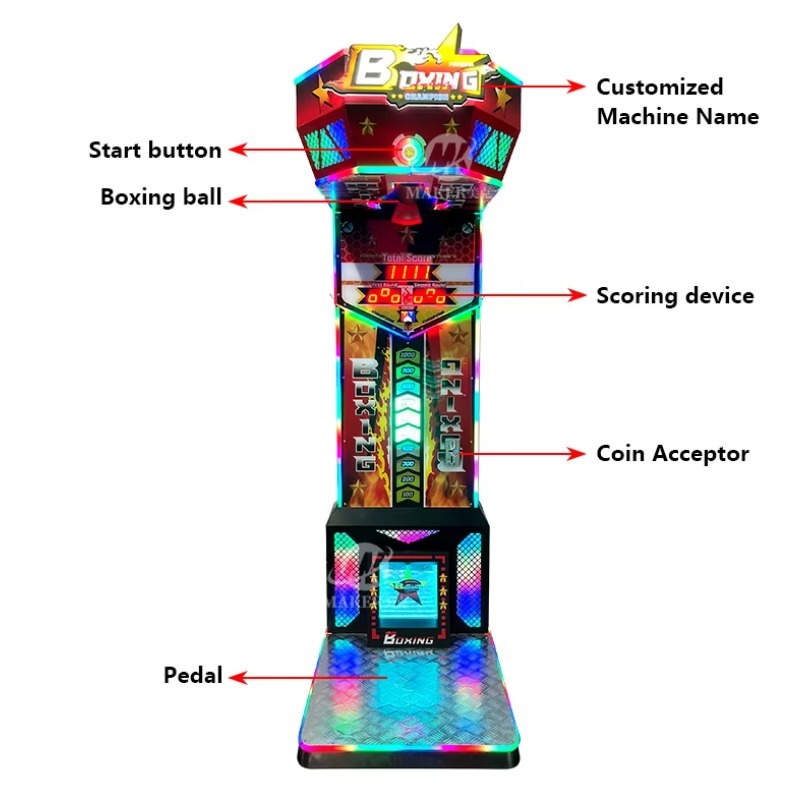 FL Wholesale Coin Operated Gam - Boxing Machine Arcade ulasan dan harga