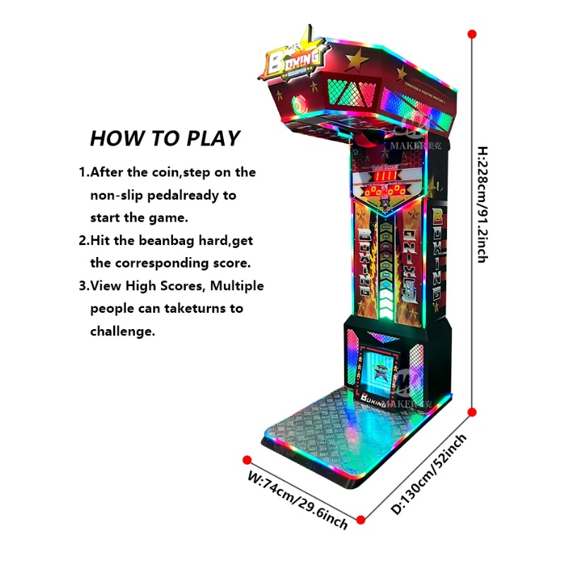 FL Wholesale Coin Operated Gam - Boxing Machine Arcade ulasan dan harga