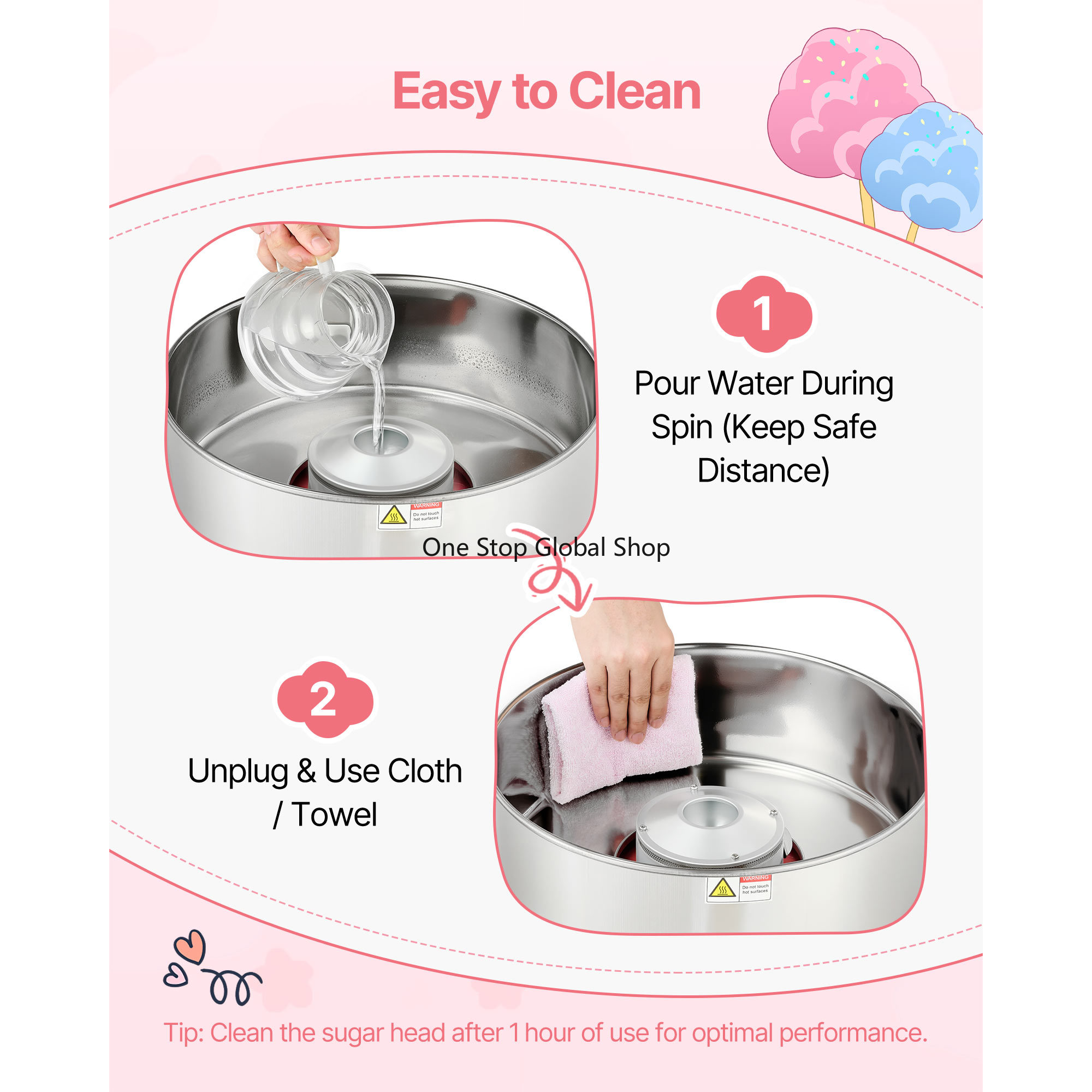 Cotton Candy Machine Commercia - Candy Floss Machine ulasan dan harga
