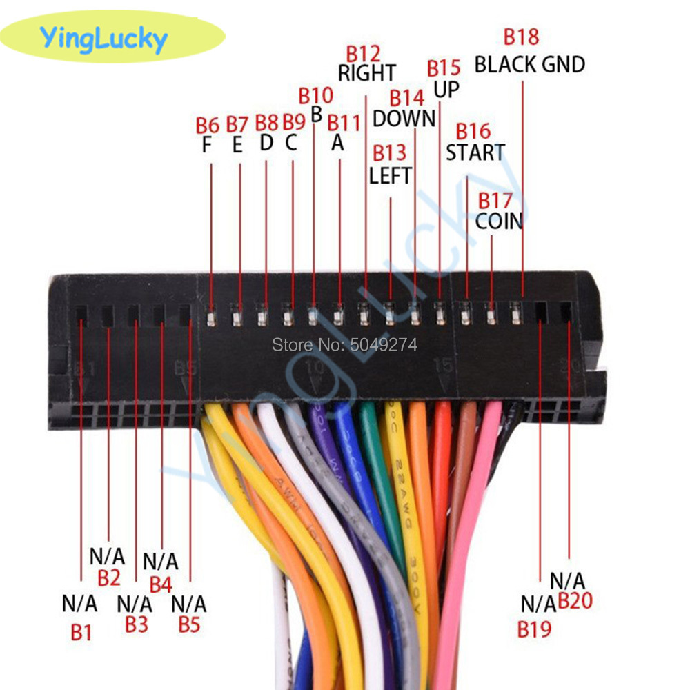 Arcade Cabinet 40-pin Wire Har - Arcade Vibes ulasan dan harga
