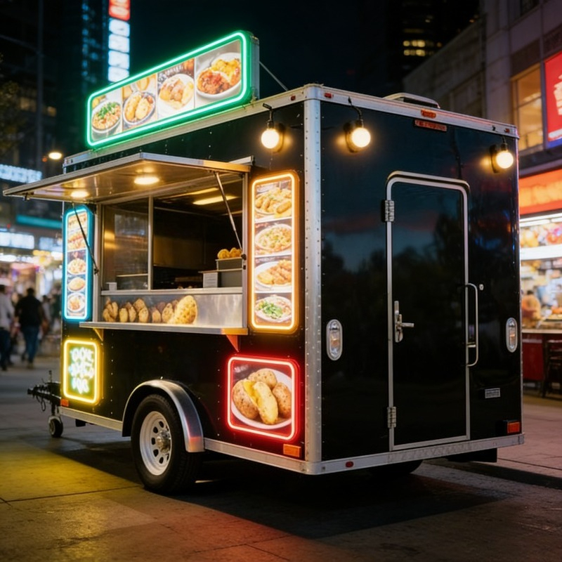 Custom Hot Dog Cart Trailer Co - Hot Dog Vending Cart ulasan dan harga