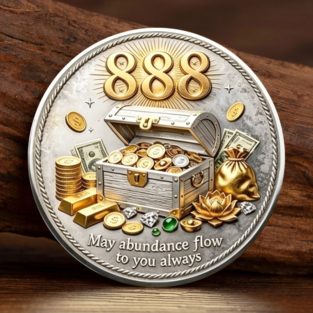 2D Gold Silver Plated 888 Ange - Token Coin Mechanism ulasan dan harga