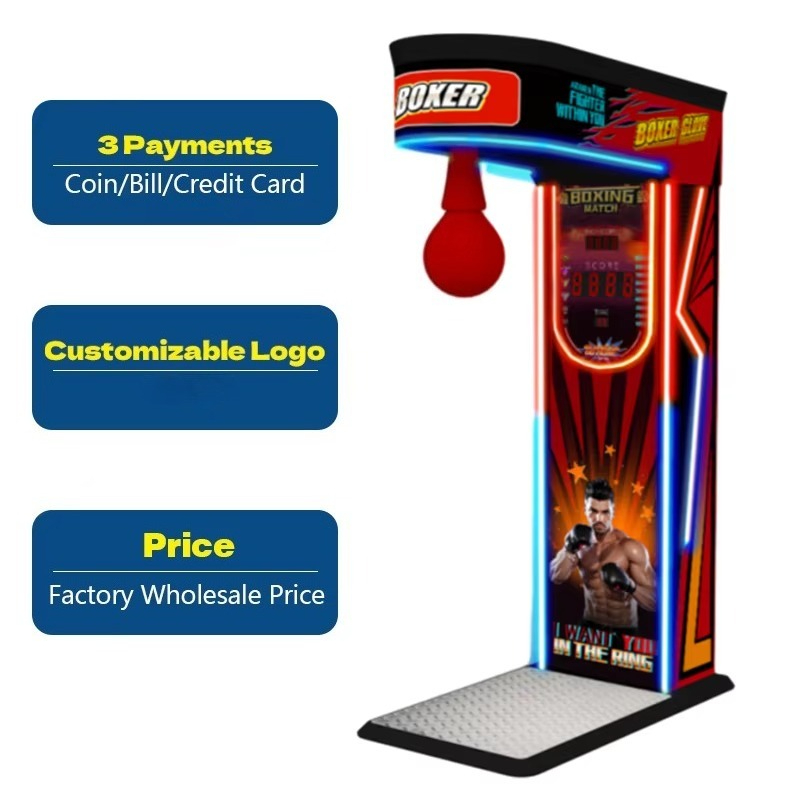 Street Amusement Coin Operated - Boxing Machine Arcade ulasan dan harga