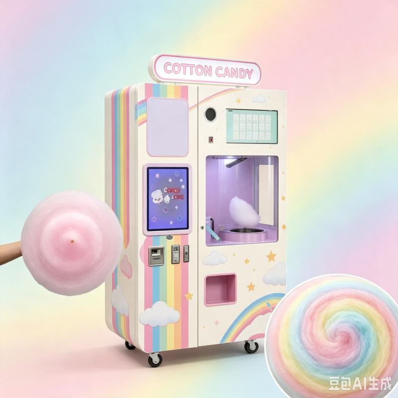 Smart Cotton Candy Vending Mac - Candy Floss Machine ulasan dan harga