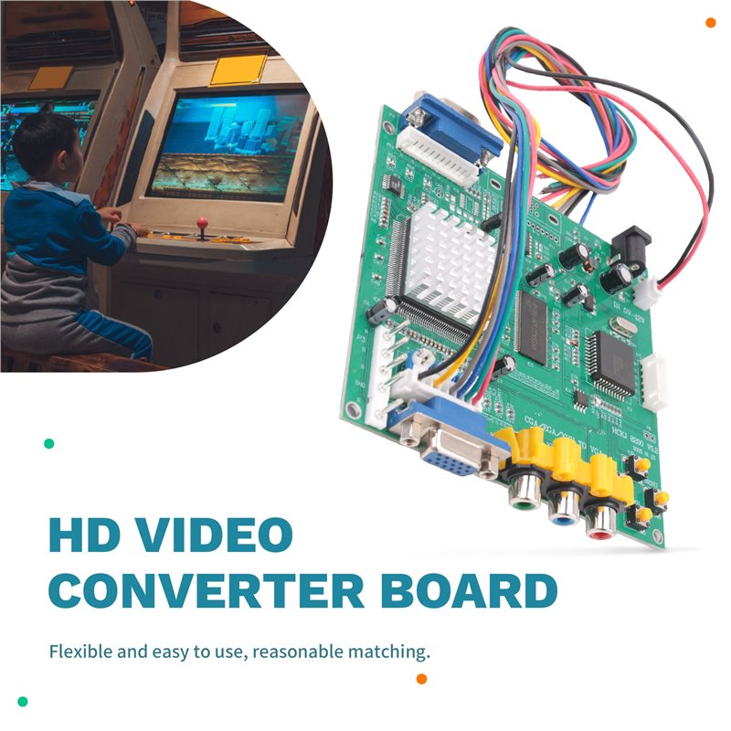 GBS8200 CGA/EGA/YUV/RGB To VGA - Usb Game Board Jamma ulasan dan harga