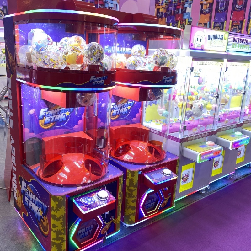 Amusement Park Metal Coin Oper - Prize Capsule Toy Machine ulasan dan harga