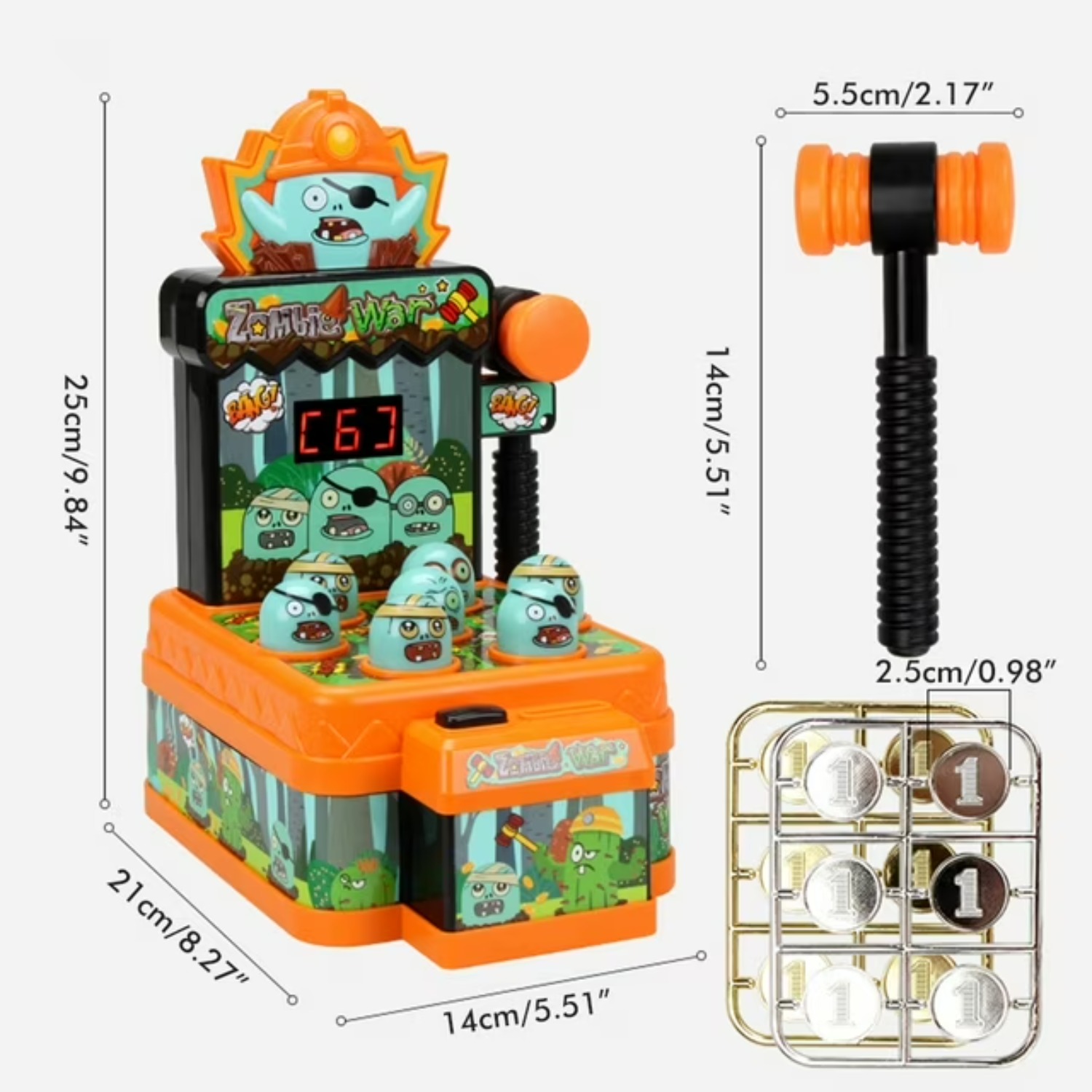 Zombies Whack Game Toys for Ki - Whack A Mole Arcade ulasan dan harga