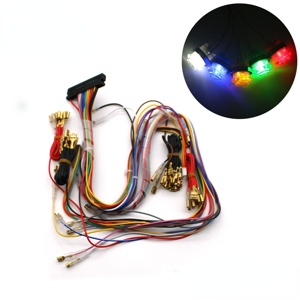 Arcade 40 Pin Cabinet Wire Har - Arcade Button Pcb ulasan dan harga
