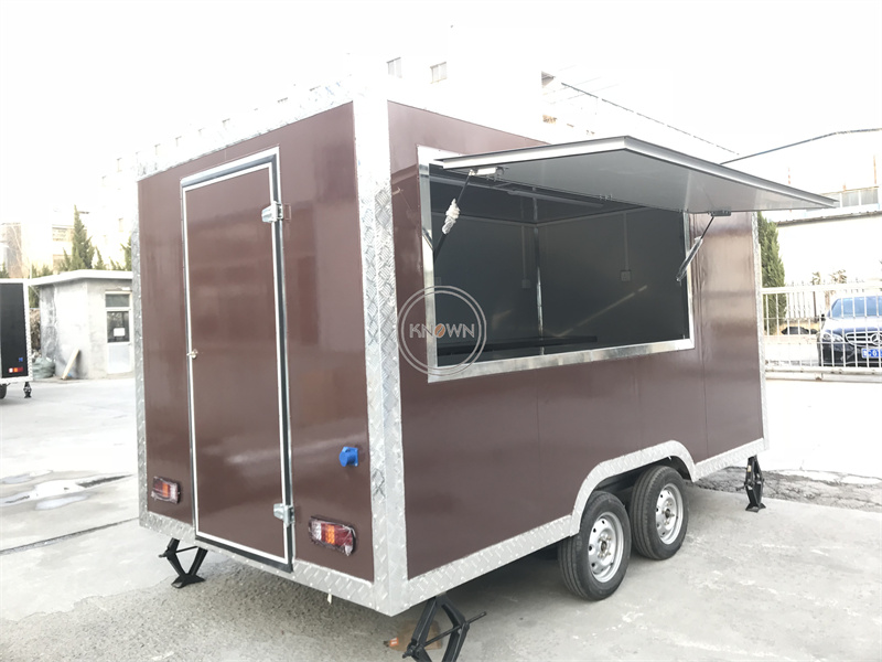 Outdoor Hot Dog Fast Food Truc - Hot Dog Vending Cart ulasan dan harga