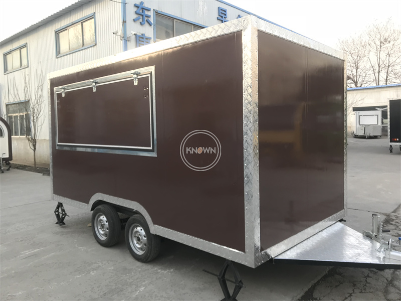 Outdoor Hot Dog Fast Food Truc - Hot Dog Vending Cart ulasan dan harga