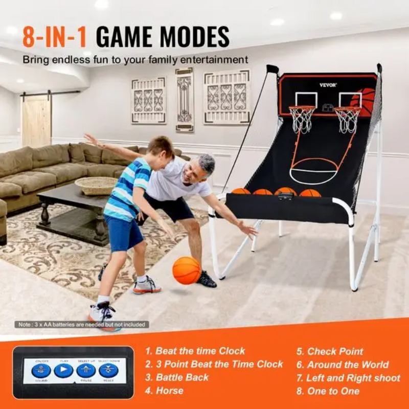 【Hot Item】Foldable Basketball  - Arcade Games & Vending Llc Photos ulasan dan harga