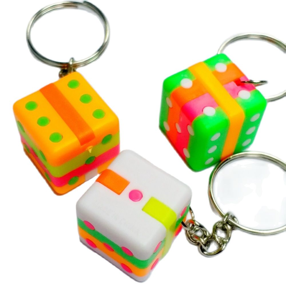 10Pc 2cm Puzzle Dice Cube Key  - Vending Game ulasan dan harga