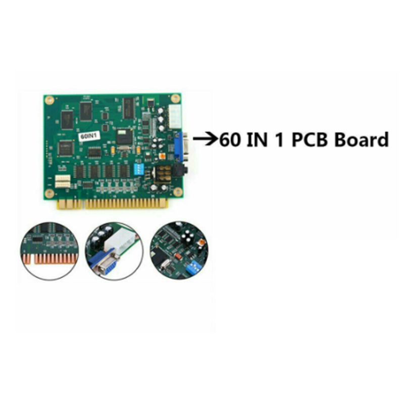 ABGN 2X 60 In 1 Multicade PCB  - Usb Game Board Jamma ulasan dan harga