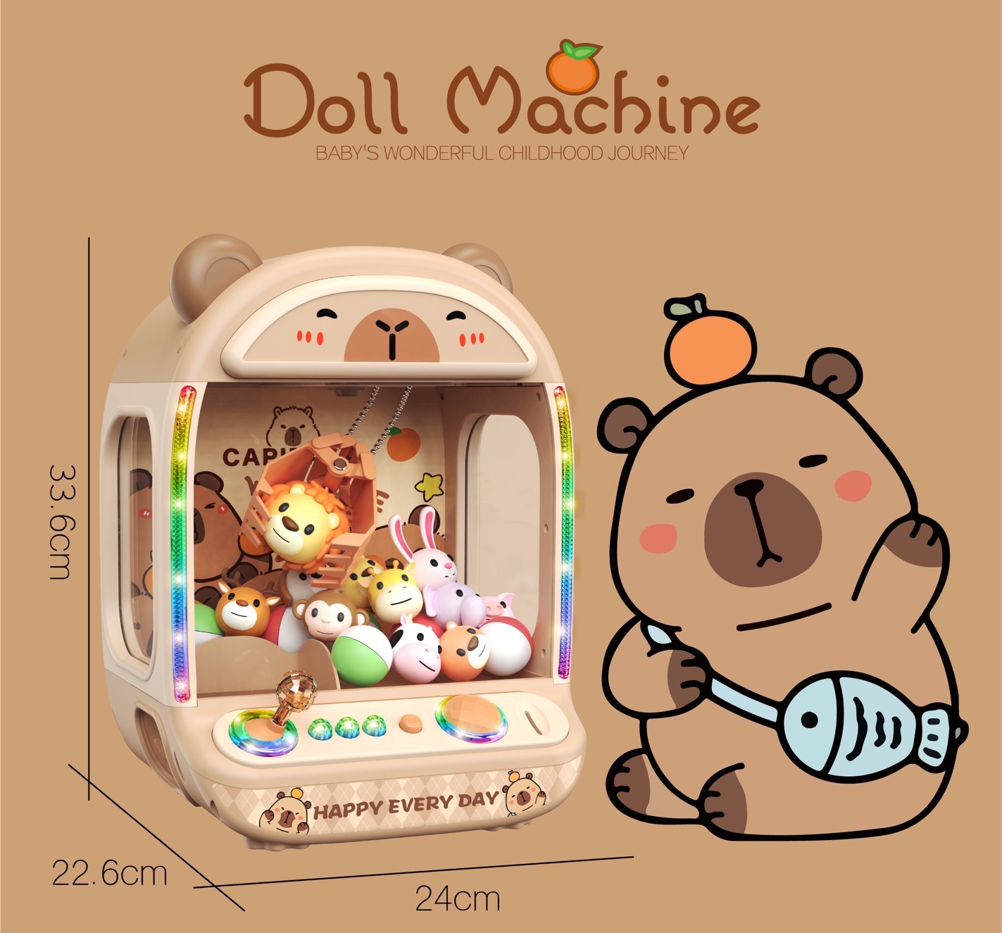 DIY Doll Machine Kids Coin Ope - Claw Crane Machine ulasan dan harga