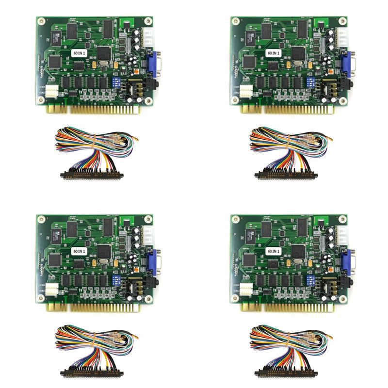 Efficient 4X 60 In 1 Multicade - Usb Game Board Jamma ulasan dan harga