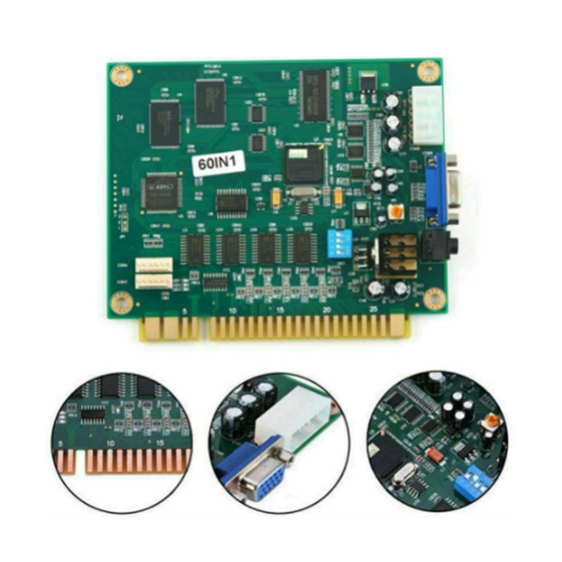 Efficient 4X 60 In 1 Multicade - Usb Game Board Jamma ulasan dan harga