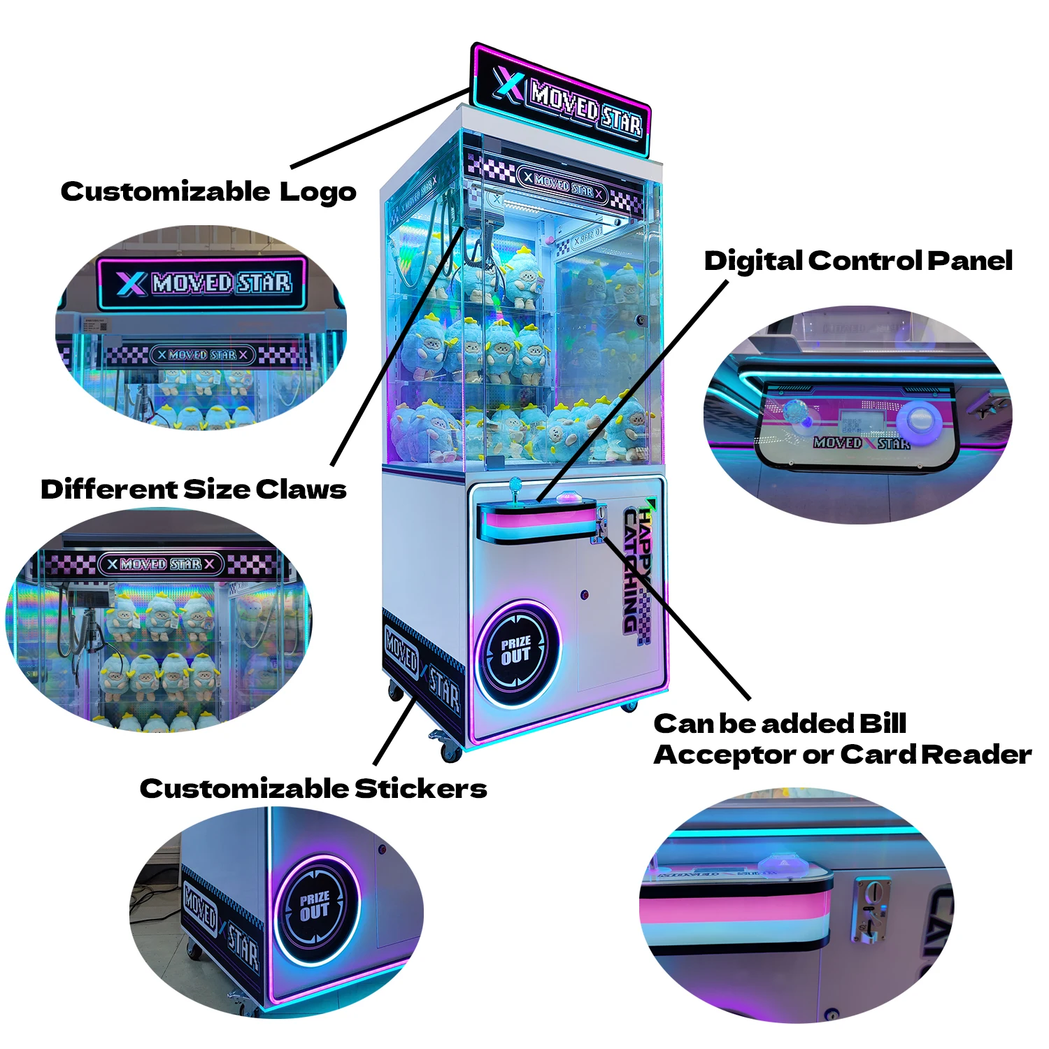 Neofuns Japanese Commercial Ch - Japanese Arcade Vending Machine ulasan dan harga