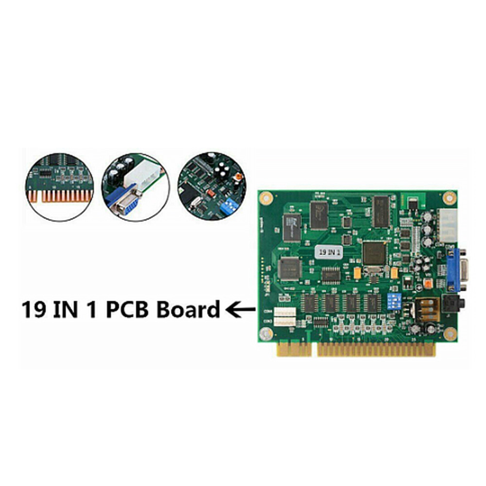 B68A 19 In 1 Multicade PCB Boa - Usb Game Board Jamma ulasan dan harga